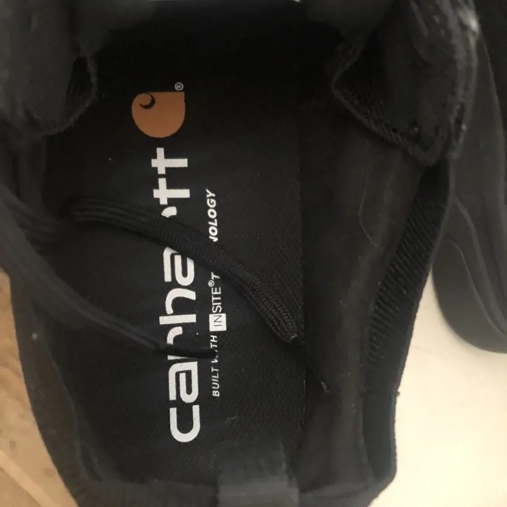 Carhartt Boots Men's 8 CMD3441 Black Force Nano Composite steel Toed Work Shoe